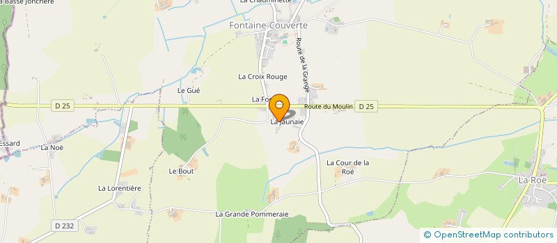 localisation de l'entreprise MONSIEUR GUY NAULT  FONTAINE COUVERTE