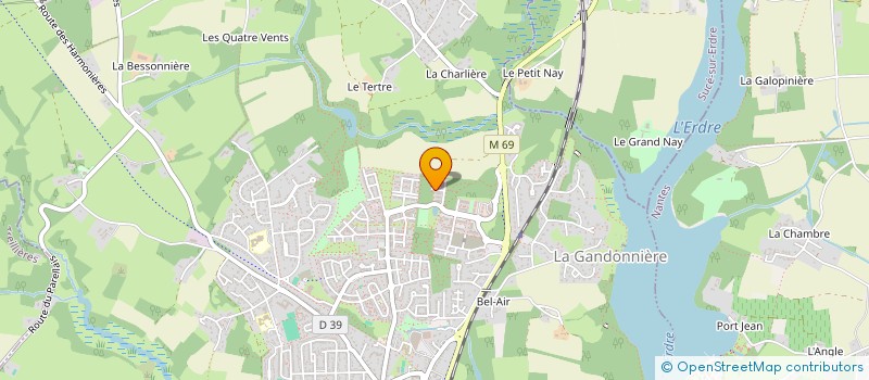 localisation de l'entreprise MONSIEUR GUY NDJEKA LOHOSO  LA CHAPELLE-SUR-ERDRE