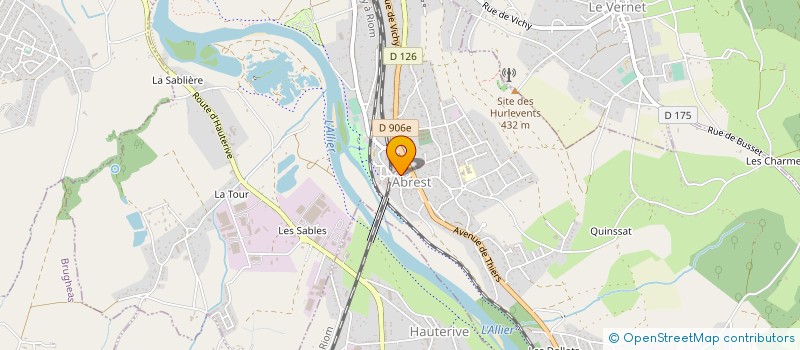 localisation de l'entreprise MONSIEUR GUY NEBOUT  ABREST