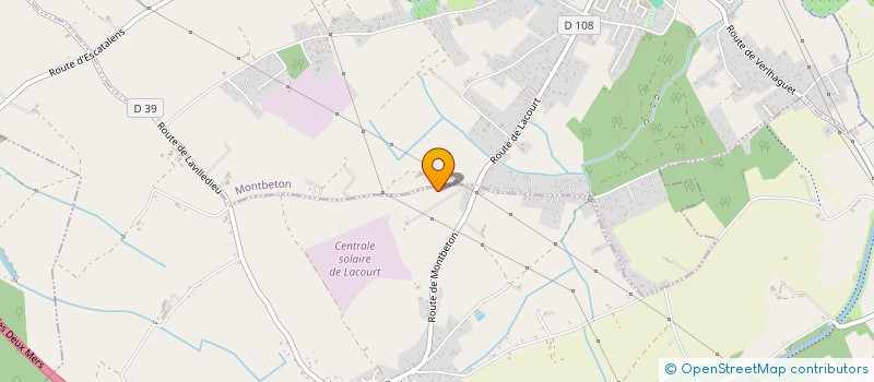 localisation de l'entreprise MONSIEUR GUY NEGRE  MONTBETON