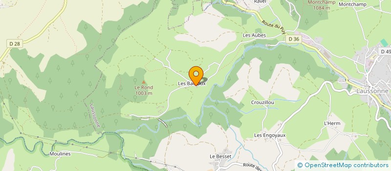 localisation de l'entreprise MONSIEUR GUY NICOLAS à FREYCENET-LA-TOUR