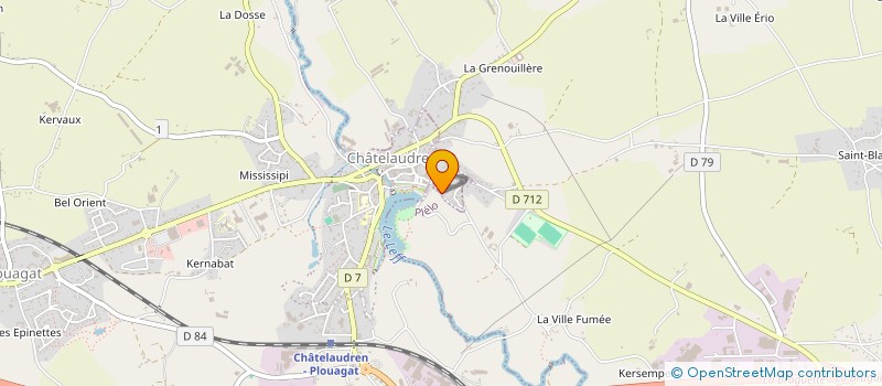 localisation de l'entreprise MONSIEUR GUY NICOLAS  CHATELAUDREN-PLOUAGAT