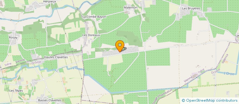 localisation de l'entreprise MONSIEUR GUY NIVON  BOUGE-CHAMBALUD