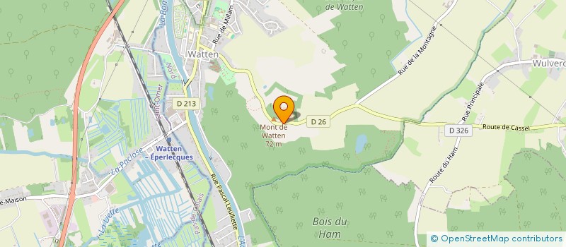 localisation de l'entreprise MONSIEUR GUY-NOEL LEROY  WATTEN