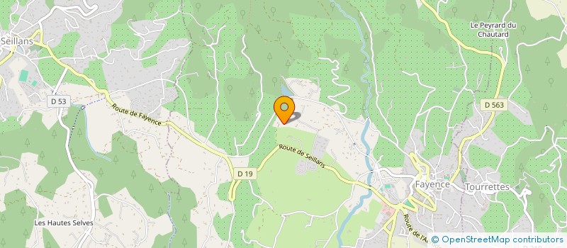 localisation de l'entreprise MONSIEUR GUY NOTO  FAYENCE