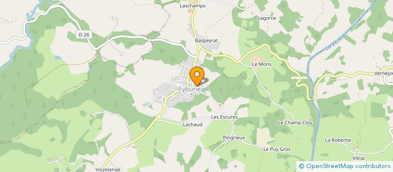 localisation de l'entreprise MONSIEUR GUY NUSSAS à EYBURIE