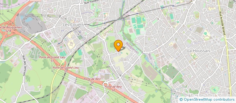 localisation de l'entreprise MONSIEUR GUY NYOKAS ZALAMOU  BOUGUENAIS