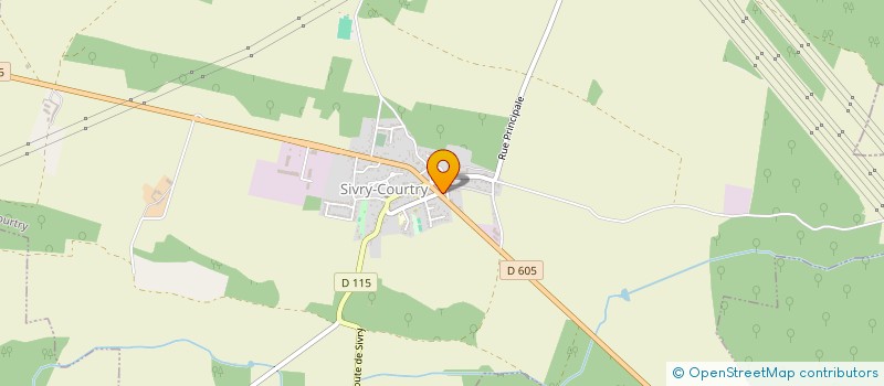 localisation de l'entreprise MONSIEUR GUY OBERLAENDER  SIVRY-COURTRY