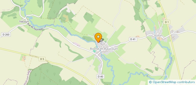 localisation de l'entreprise MONSIEUR GUY OBERSON  ROCHE-ET-RAUCOURT