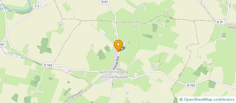 localisation de l'entreprise MONSIEUR GUY OGER à SAINT CHRISTOPHE EN CHAMPAGNE