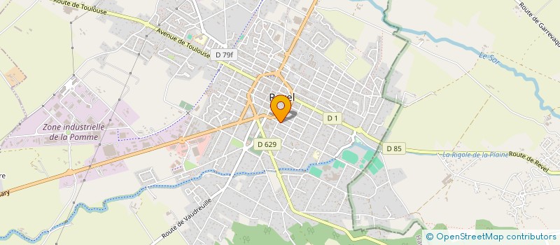 localisation de l'entreprise MONSIEUR GUY OLIVIER  REVEL