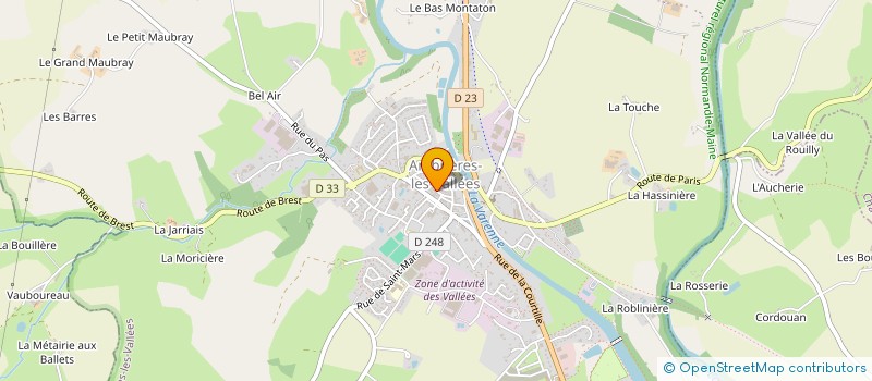 localisation de l'entreprise MONSIEUR GUY OLLIVIER à AMBRIERES-LES-VALLEES