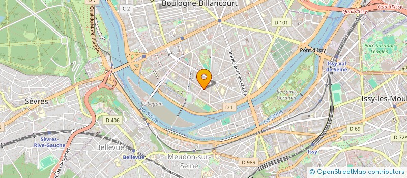 localisation de l'entreprise MONSIEUR GUY ONANA à BOULOGNE-BILLANCOURT