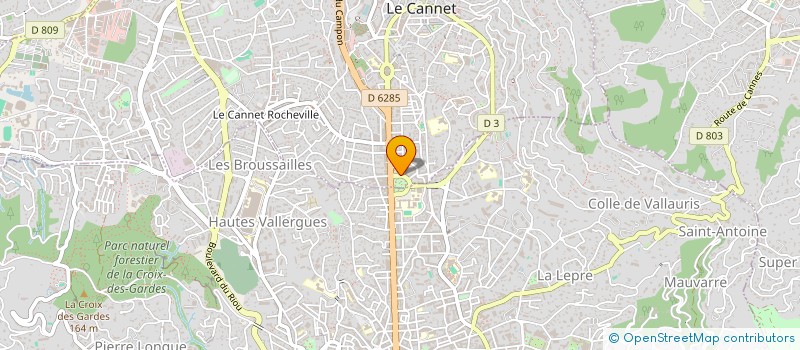 localisation de l'entreprise MONSIEUR GUY ORSET à LE CANNET