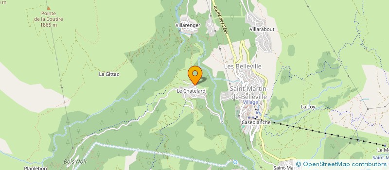 localisation de l'entreprise MONSIEUR GUY OURY  LES BELLEVILLE