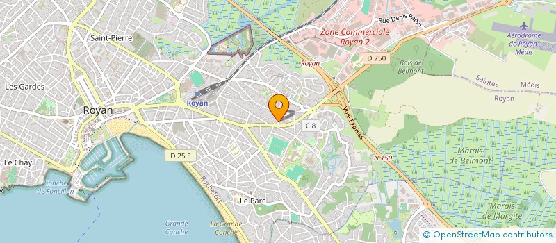 localisation de l'entreprise MONSIEUR GUY OZANNE  ROYAN