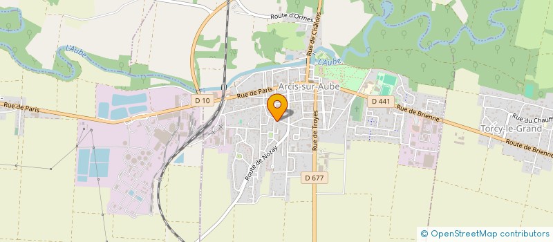 localisation de l'entreprise MONSIEUR GUY PAEAHI  ARCIS-SUR-AUBE