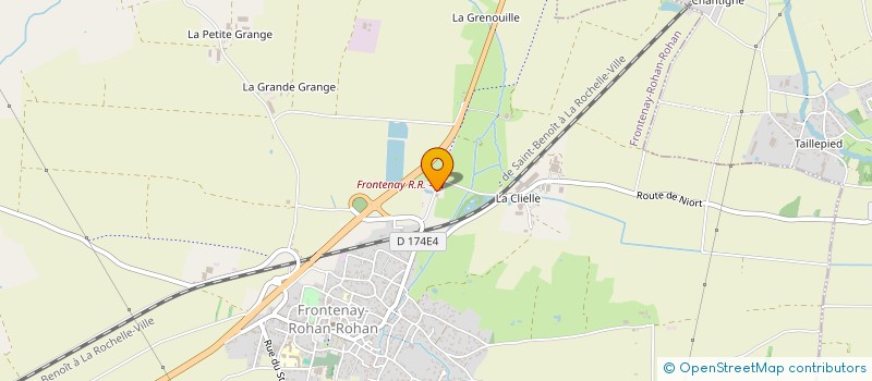 localisation de l'entreprise MONSIEUR GUY PAGEAUD à FRONTENAY-ROHAN-ROHAN