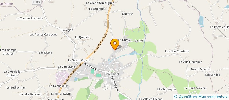 localisation de l'entreprise MONSIEUR GUY PANSART  MONCONTOUR