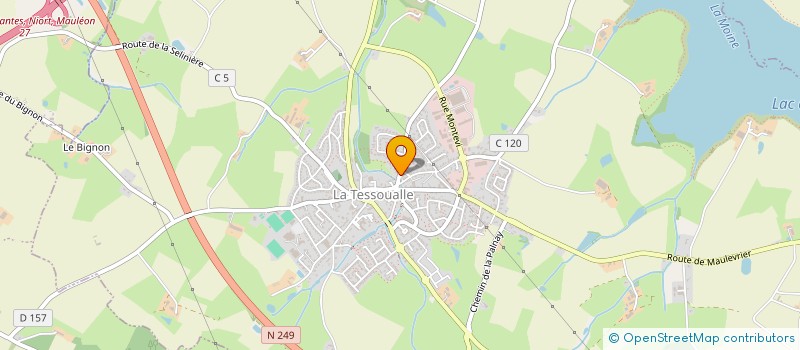 localisation de l'entreprise MONSIEUR GUY PAPIN  SAINT-LEGER-SOUS-CHOLET