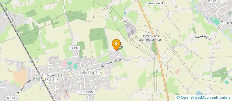 localisation de l'entreprise MONSIEUR GUY PAPIN  LAIGNE-EN-BELIN