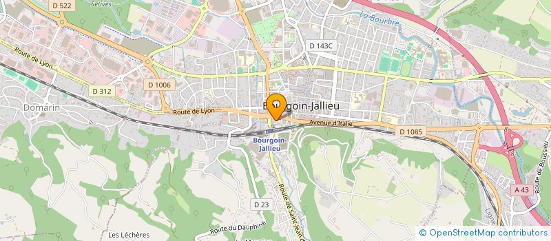 localisation de l'entreprise MONSIEUR GUY PAPPALORDO  BOURGOIN-JALLIEU