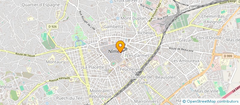 localisation de l'entreprise MONSIEUR GUY-PASCAL VALLEZ  NIMES