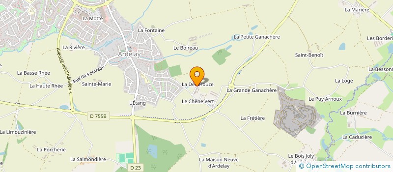 localisation de l'entreprise MONSIEUR GUY-PAUL MERLET  LES HERBIERS