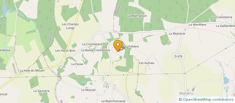 localisation de l'entreprise MONSIEUR GUY PAYSANT à FERRIERES-LA-VERRERIE