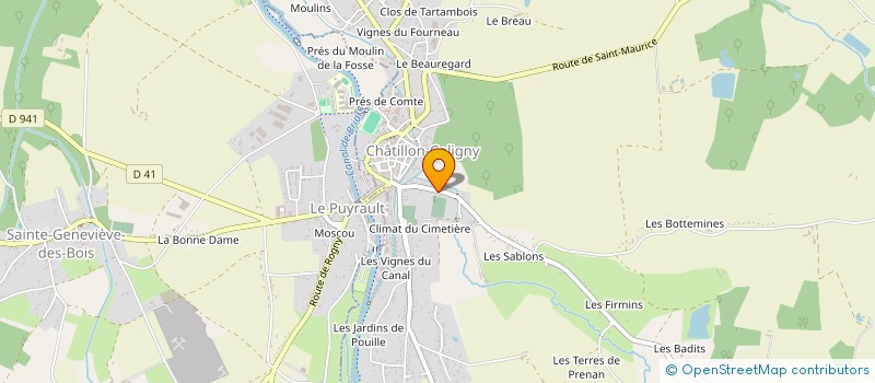 localisation de l'entreprise MONSIEUR GUY PAYSE à CHATILLON-COLIGNY