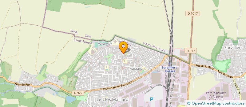 localisation de l'entreprise MONSIEUR GUY PELISSIER  FOSSES