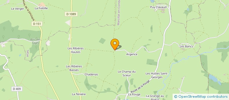 localisation de l'entreprise MONSIEUR GUY PENY  MARCILLAT-EN-COMBRAILLE