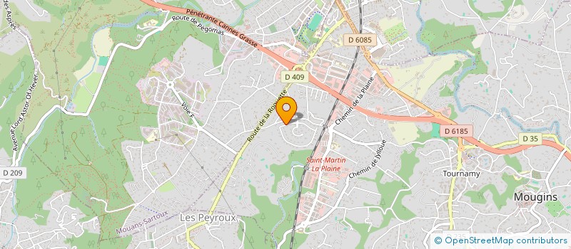 localisation de l'entreprise MONSIEUR GUY PEPINO  MOUGINS