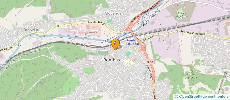 localisation de l'entreprise MONSIEUR GUY PERBAL  ROMBAS