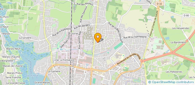 localisation de l'entreprise MONSIEUR GUY PERELLO  LES SABLES D'OLONNE