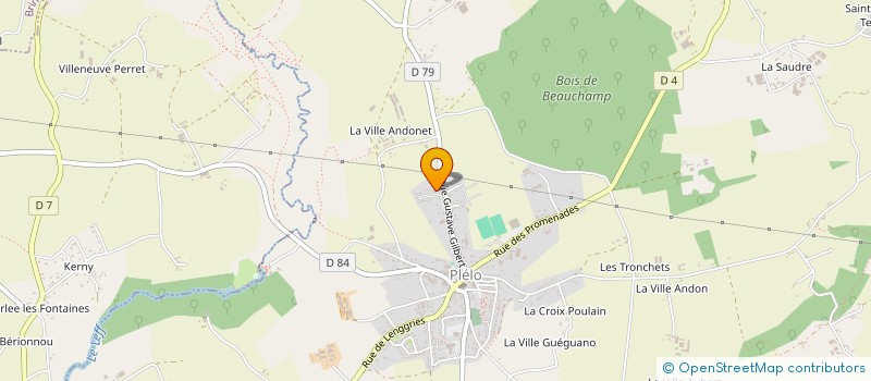 localisation de l'entreprise MONSIEUR GUY PEREZ à PLELO