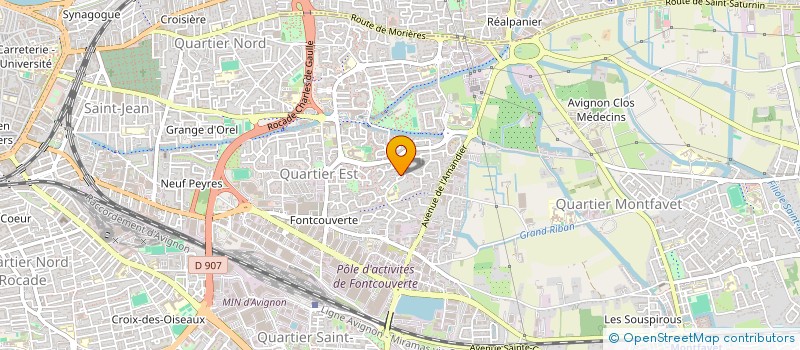 localisation de l'entreprise MONSIEUR GUY PERIA  AVIGNON