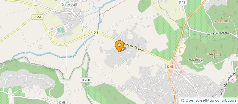 localisation de l'entreprise MONSIEUR GUY PERLIE  ROCBARON