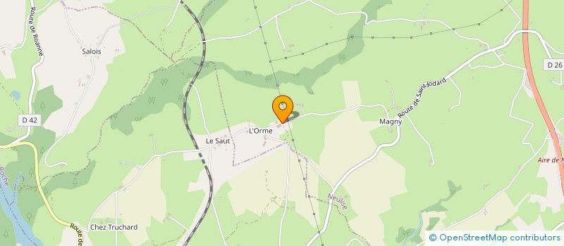 localisation de l'entreprise MONSIEUR GUY PERRAUD  NEULISE