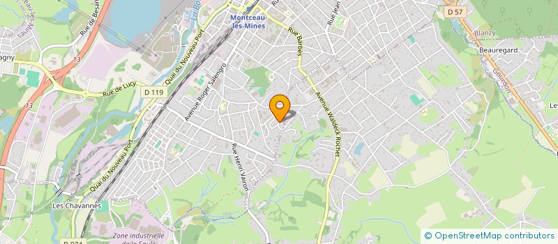 localisation de l'entreprise MONSIEUR GUY PERRET  MONTCEAU-LES-MINES