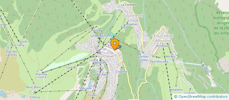 localisation de l'entreprise MONSIEUR GUY PERRIER  COURCHEVEL
