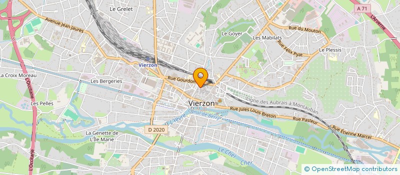 localisation de l'entreprise MONSIEUR GUY PERROT  VIERZON