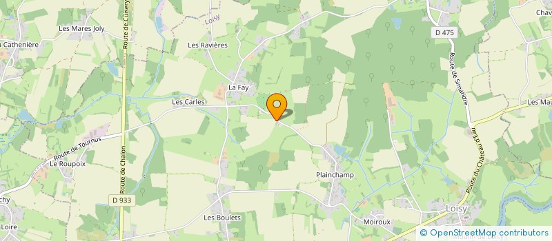 localisation de l'entreprise MONSIEUR GUY PERROUX  LOISY