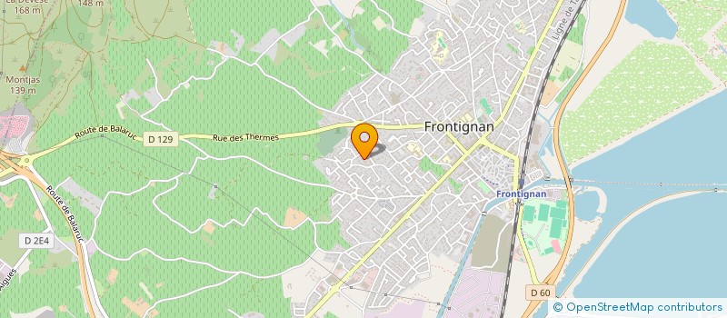 localisation de l'entreprise MONSIEUR GUY PERSEGOL à FRONTIGNAN