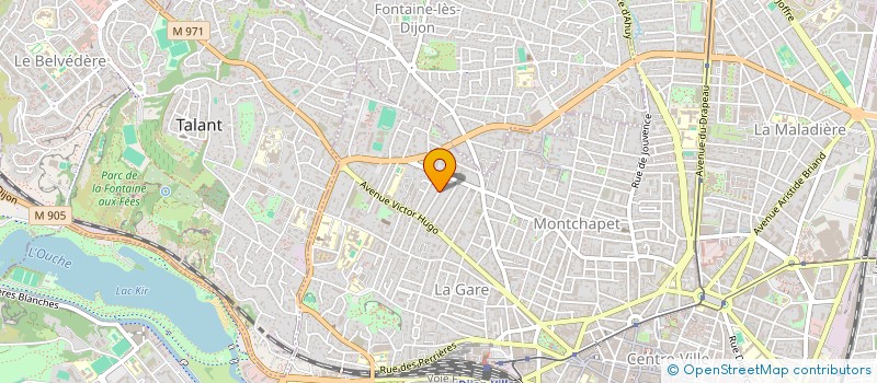 localisation de l'entreprise MONSIEUR GUY PERTHUIS DE LA SALLE à DIJON