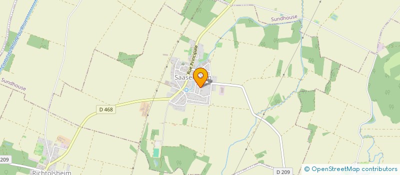 localisation de l'entreprise MONSIEUR GUY PETER  SAASENHEIM