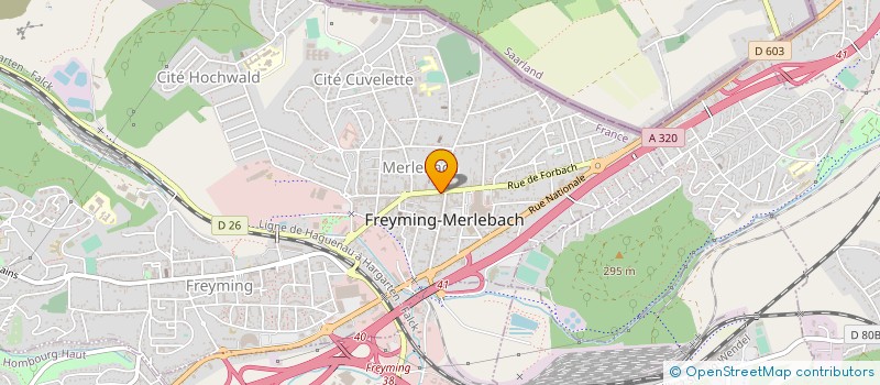 localisation de l'entreprise MONSIEUR GUY PIERROT  SAINT-AVOLD