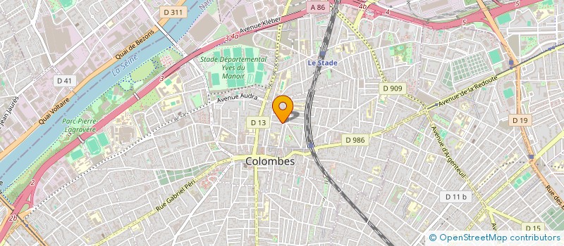 localisation de l'entreprise MONSIEUR GUY PIERSON à COLOMBES