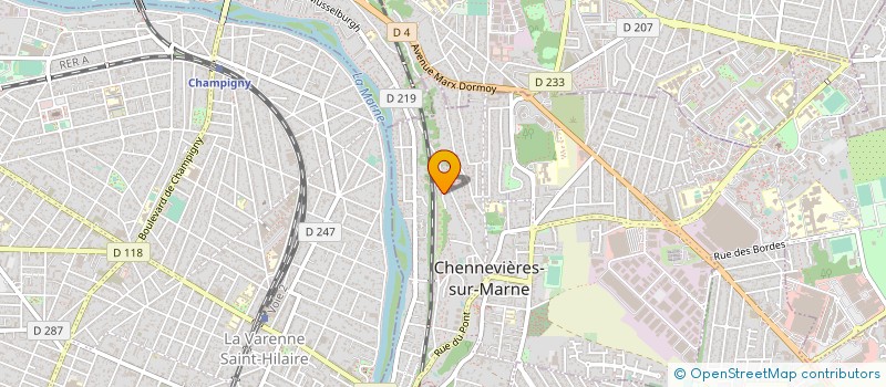 localisation de l'entreprise MONSIEUR GUY PIGNARRE à CHENNEVIERES-SUR-MARNE