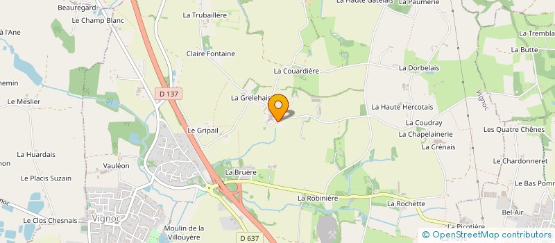 localisation de l'entreprise MONSIEUR GUY PINEL  VIGNOC